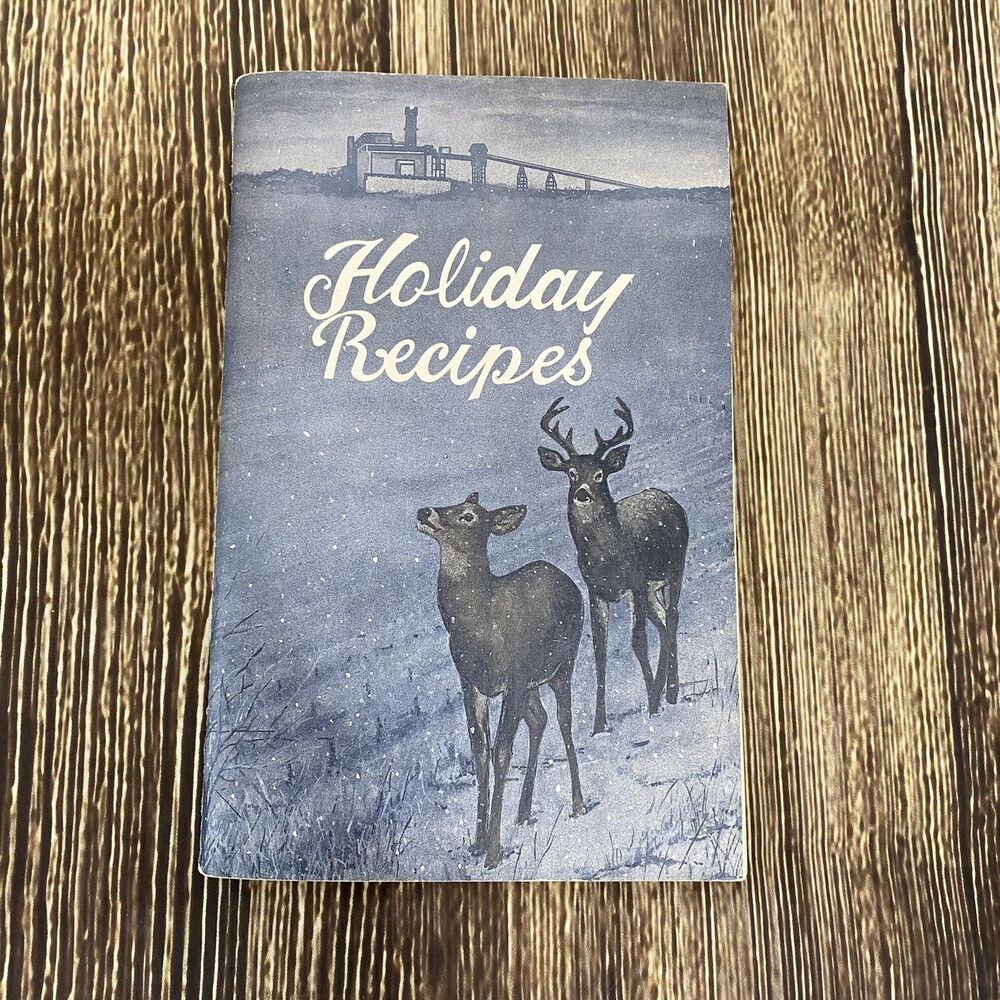 Vintage 1987 Holiday Recipes Cookbook Iowa Shared Recipes Bars & Cookies Cakes